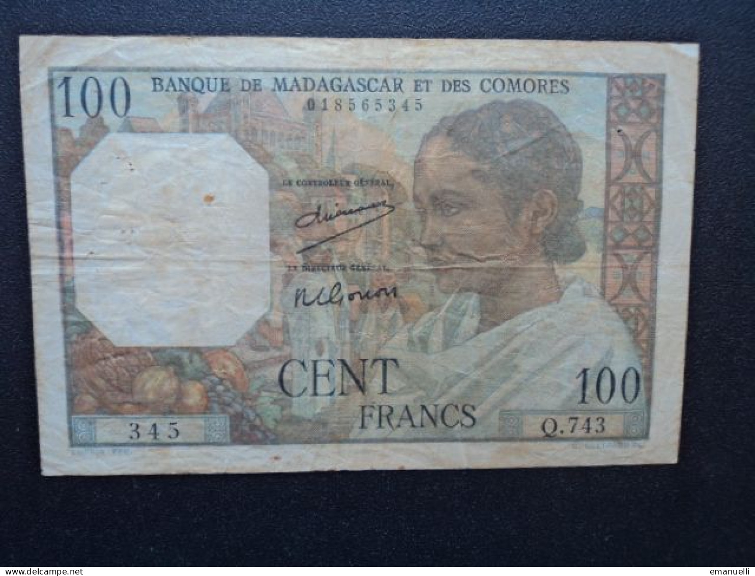 MADAGASCAR : 100 FRANCS   ND 1950   P 46a     TB+ * - Madagascar