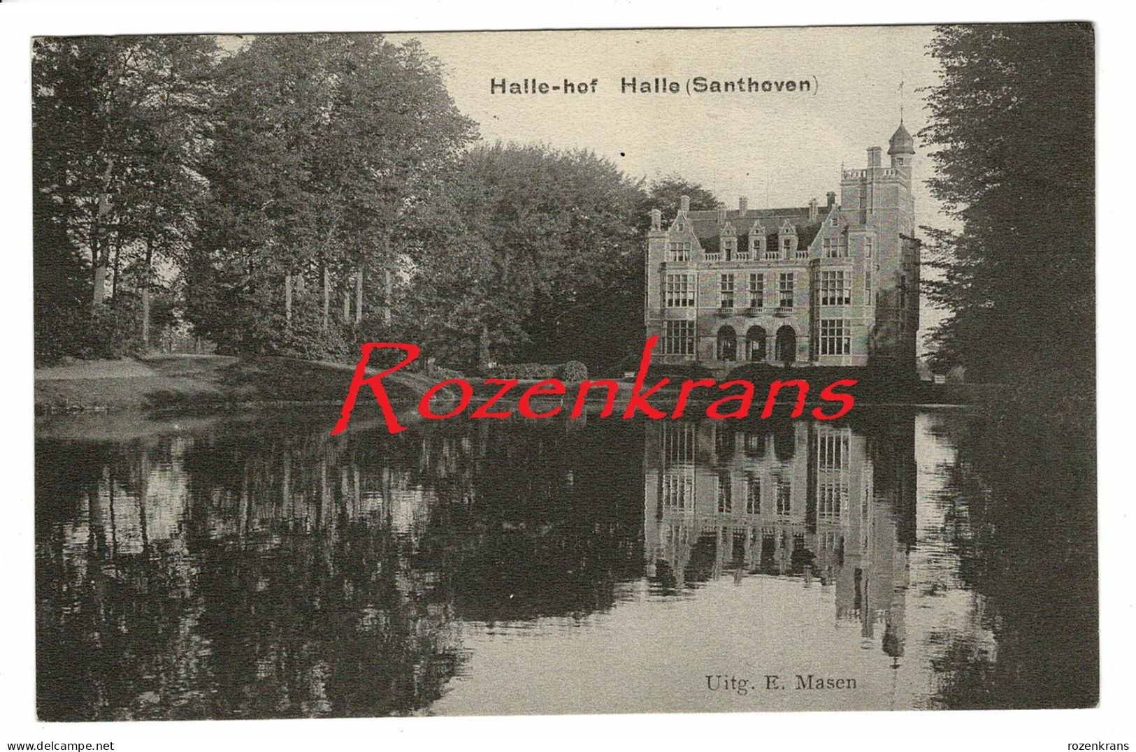 Halle Hof Halle Zoersel Santhoven Zandhoven (In Zeer Goede Staat) Oude Postkaart - Zandhoven