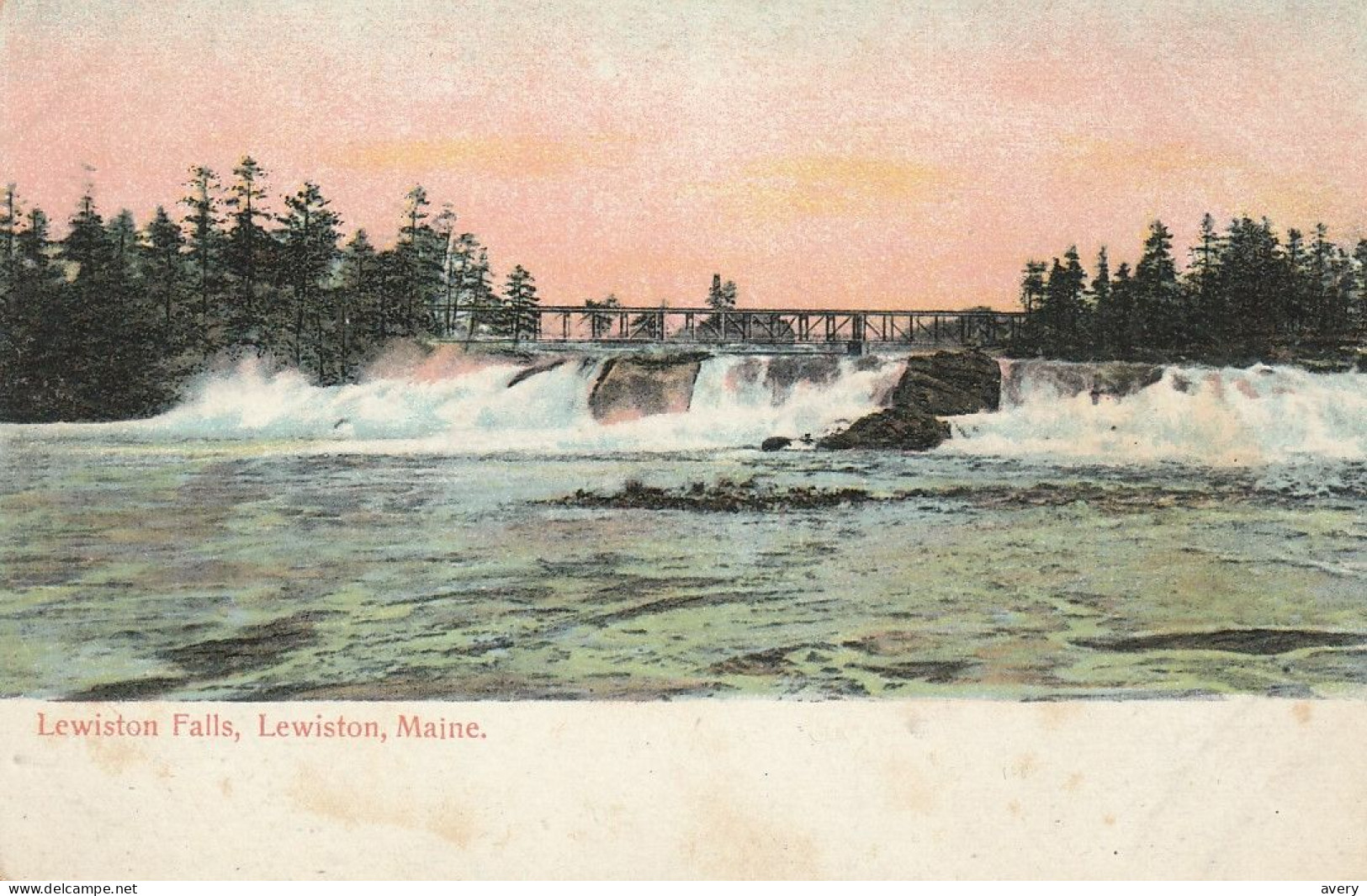 Lewiston Falls, Lewiston, Maine - Lewiston