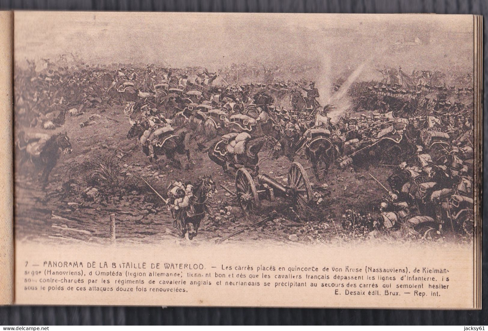 panorama de la bataille de waterloo - ( 12 cp)