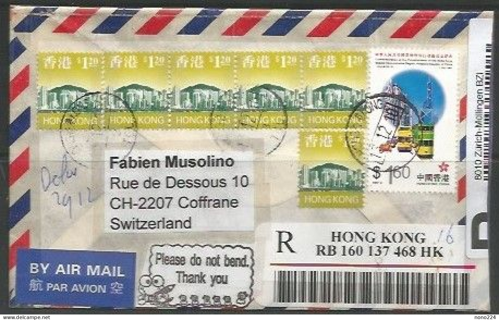 Lettre De 2010 ( Hong Kong / Chine ) - Brieven En Documenten