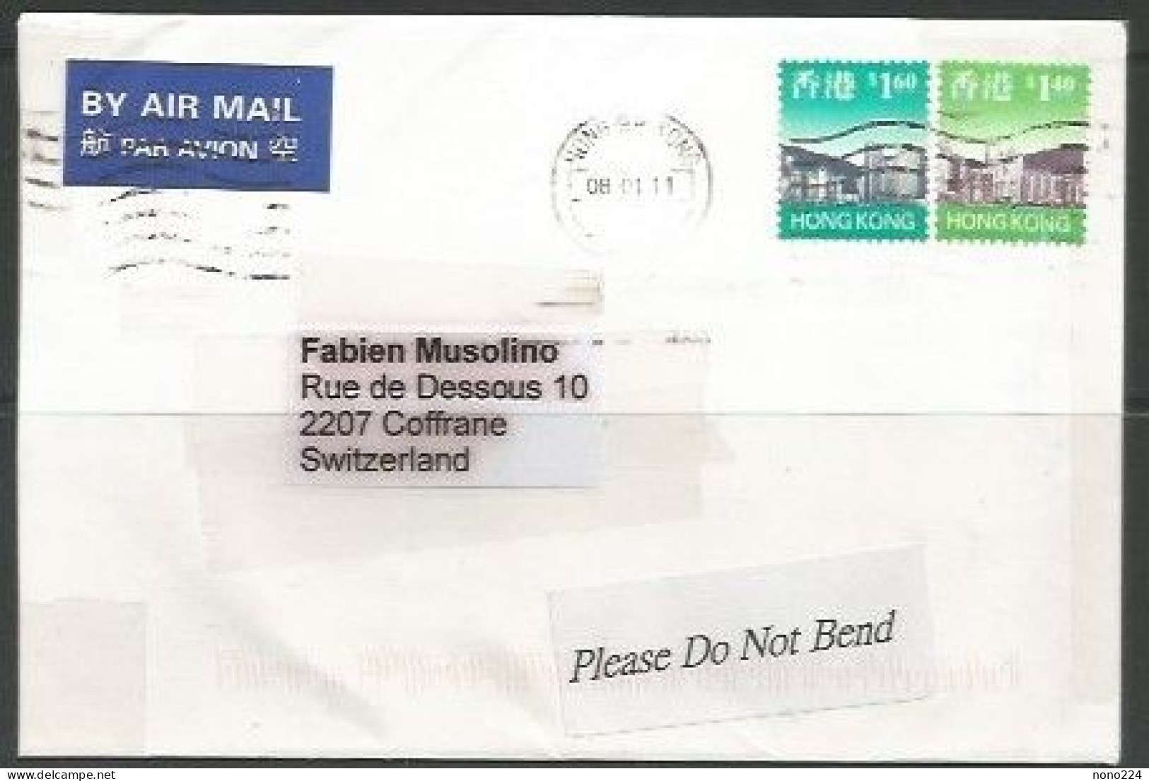 Lettre De 2011 ( Hong Kong / Chine ) - Storia Postale