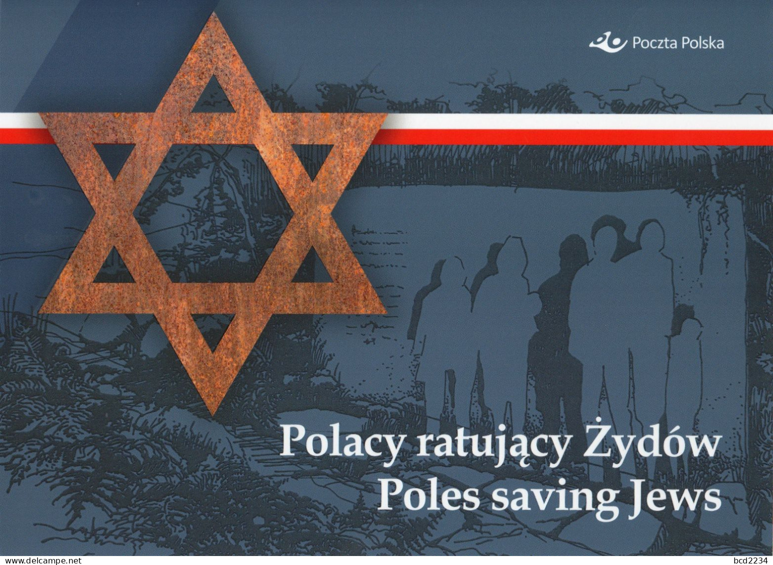 POLAND 2021 POLISH POST OFFICE SPECIAL LIMITED EDITION FOLDER: POLES SAVING JEWS FROM NAZI GERMANY WW2 JUDAICA HISTORY - Covers & Documents