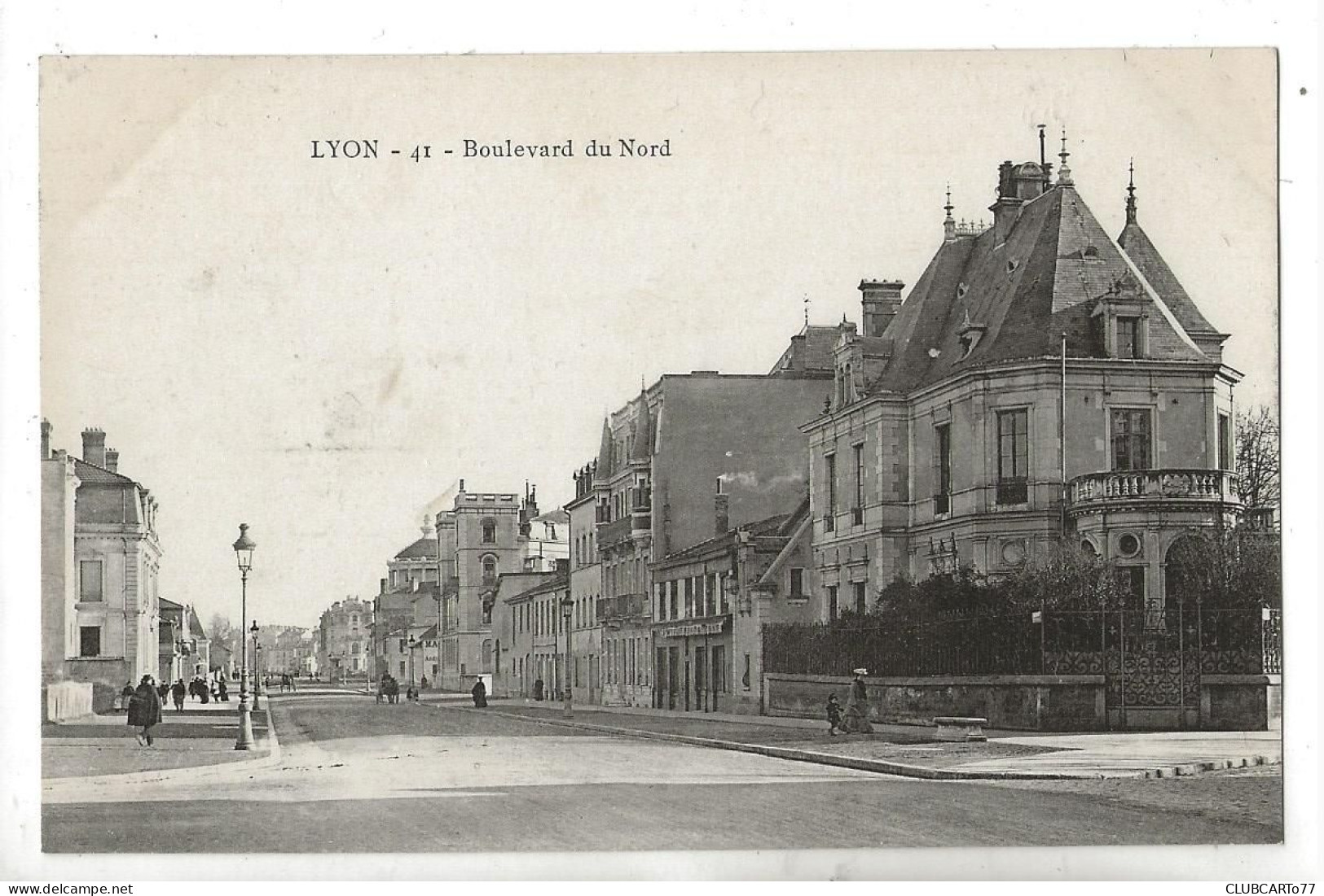 Lyon 9 ème Arr (69) : Perspective Du Boulevard Du Nord En 1910 (animé) PF - Lyon 9