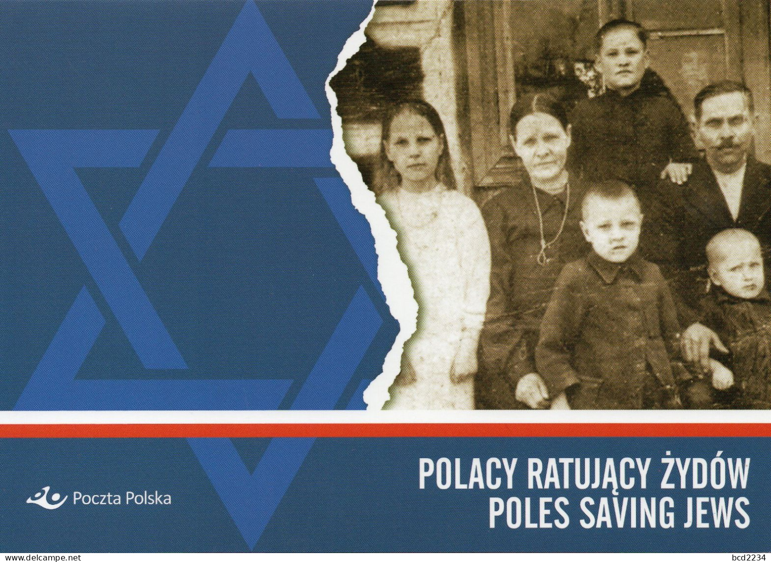 POLAND 2022 POLISH POST OFFICE SPECIAL LIMITED EDITION FOLDER: POLES SAVING JEWS FROM NAZI GERMANY WW2 JUDAICA HISTORY - Storia Postale