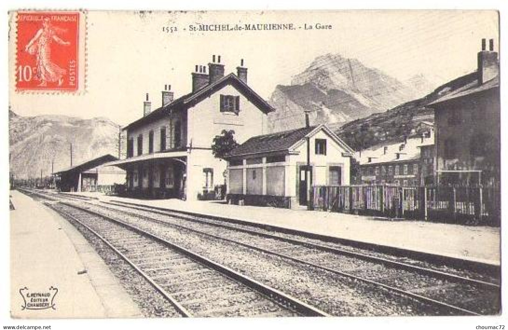 (73) 295, Saint St Michel De Maurienne, Reynaud 1552, La Gare - Saint Michel De Maurienne