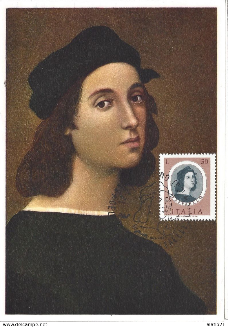 ITALIE - CARTE MAXIMUM - Yvert N° 1179 - PORTRAIT De RAPHAËL - Maximumkaarten