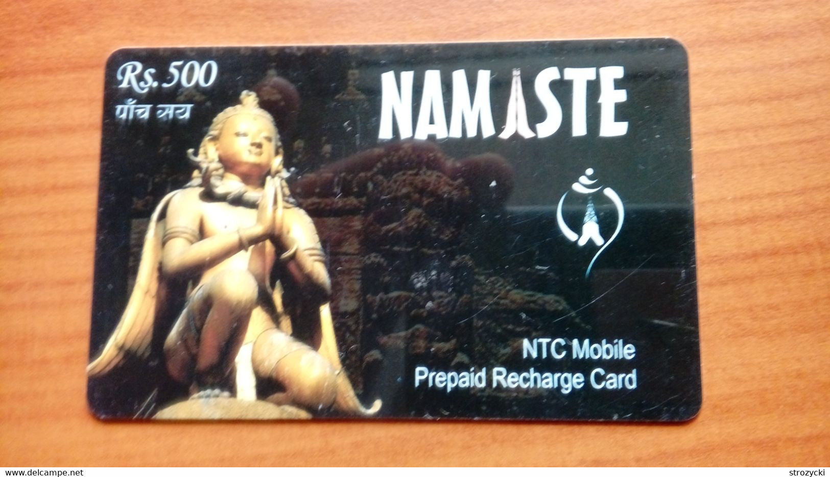 Nepal - NTC Mobile - Namaste Rs. 500 (31/12/2006) - Nepal