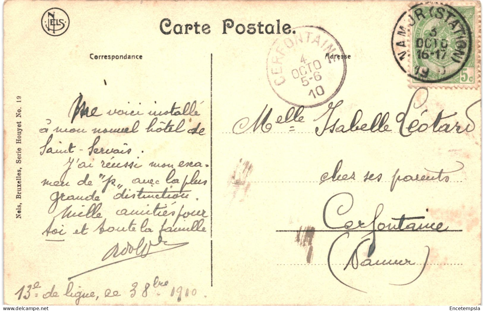 CPA Carte Postale Belgique Houyet La Lesse 1910  VM67488 - Houyet