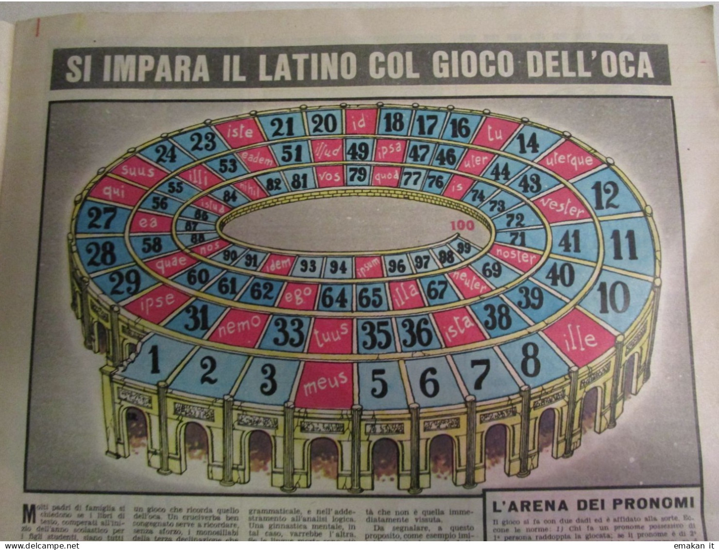 # DOMENICA DEL CORRIERE N 53 / 1956 SOGNO DI CAPODANNO / GIOCO DELL'OCA / GUZZI - Premières éditions