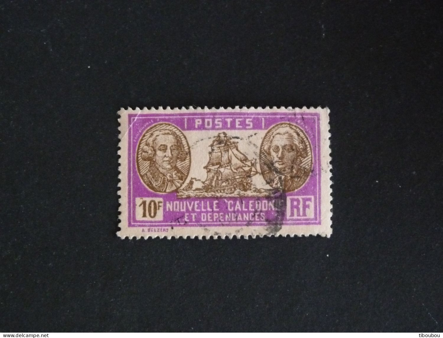 NOUVELLE CALEDONIE YT 160 OBLITERE - BOUGAINVILLE ET JEAN FRANCOIS DE GALAUP COMTE DE LA PEROUSE - Used Stamps