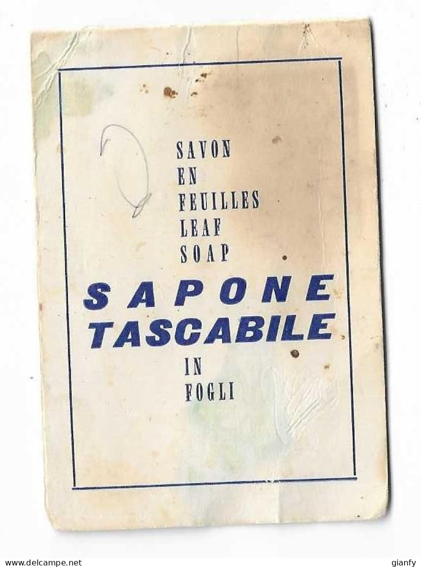 SAPONE TASCABILE IN FOGLI BREVETTO SAPONFOIL - MILANO - Schoonheidsproducten