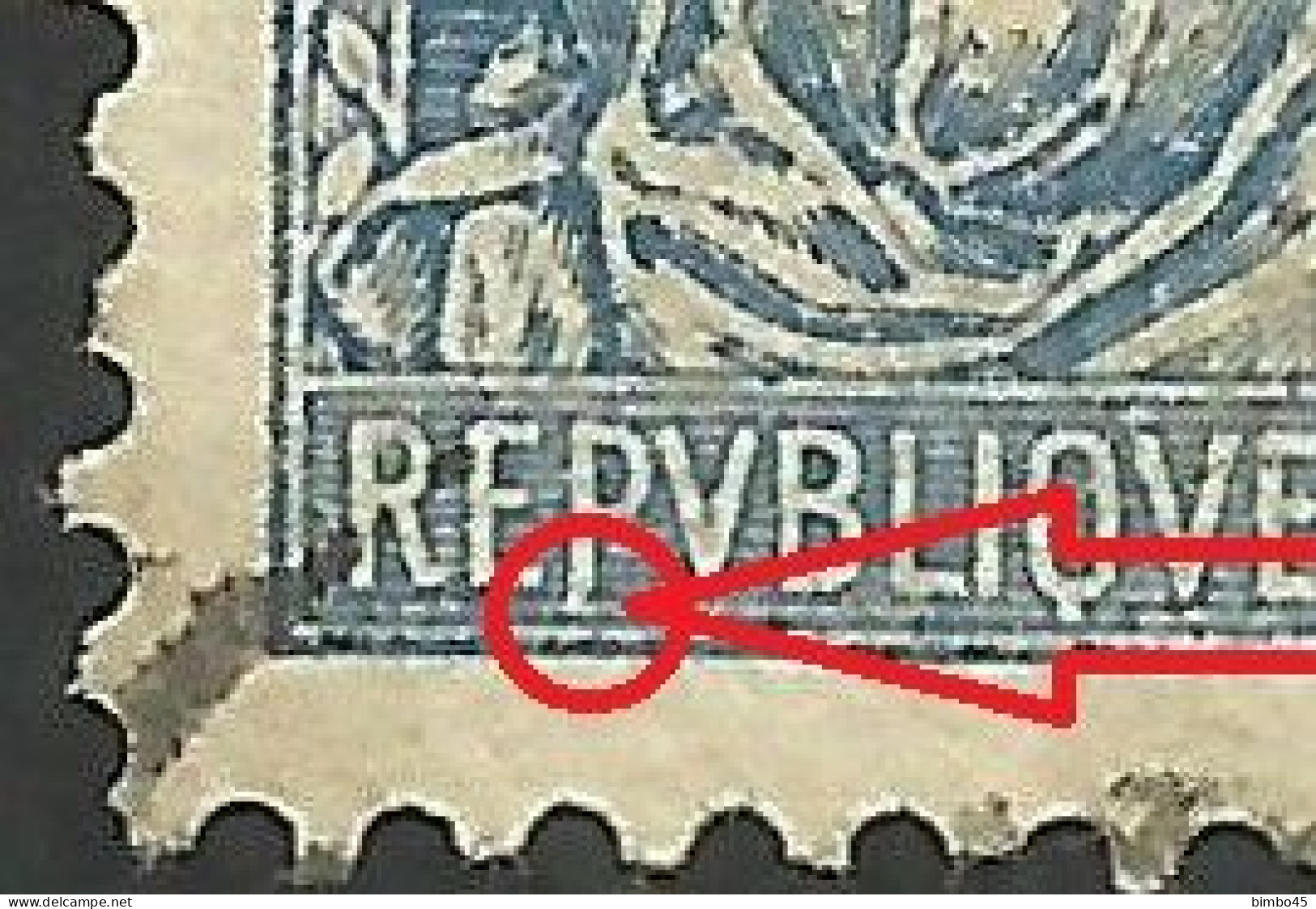 Error France 1902  -  The Letter ,, P " Extends Down - Gebraucht