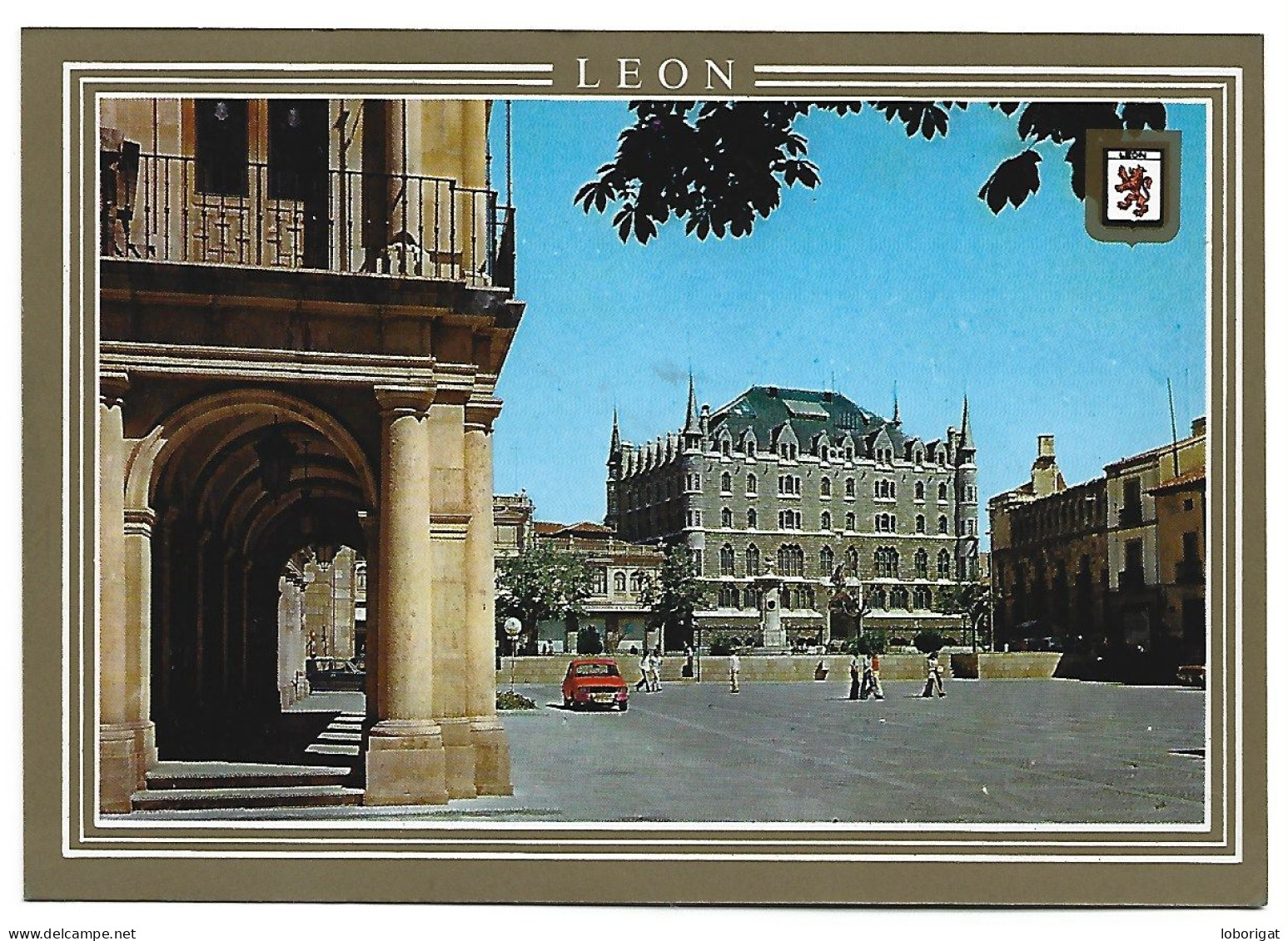 PLAZA DE SAN MARCELO, VISTA PARCIAL / SAN MARCELO SQUARE, PARTIAL VIEW.- LEON -  CASTILLA Y LEON.- ( ESPAÑA ). - León