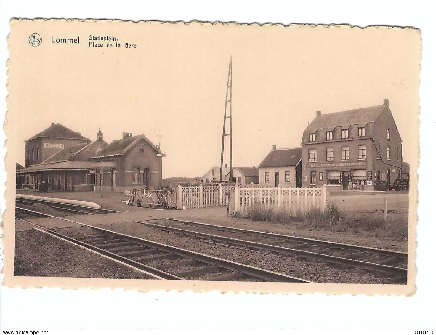 Lommel  Statieplein Place De La Gare - Lommel