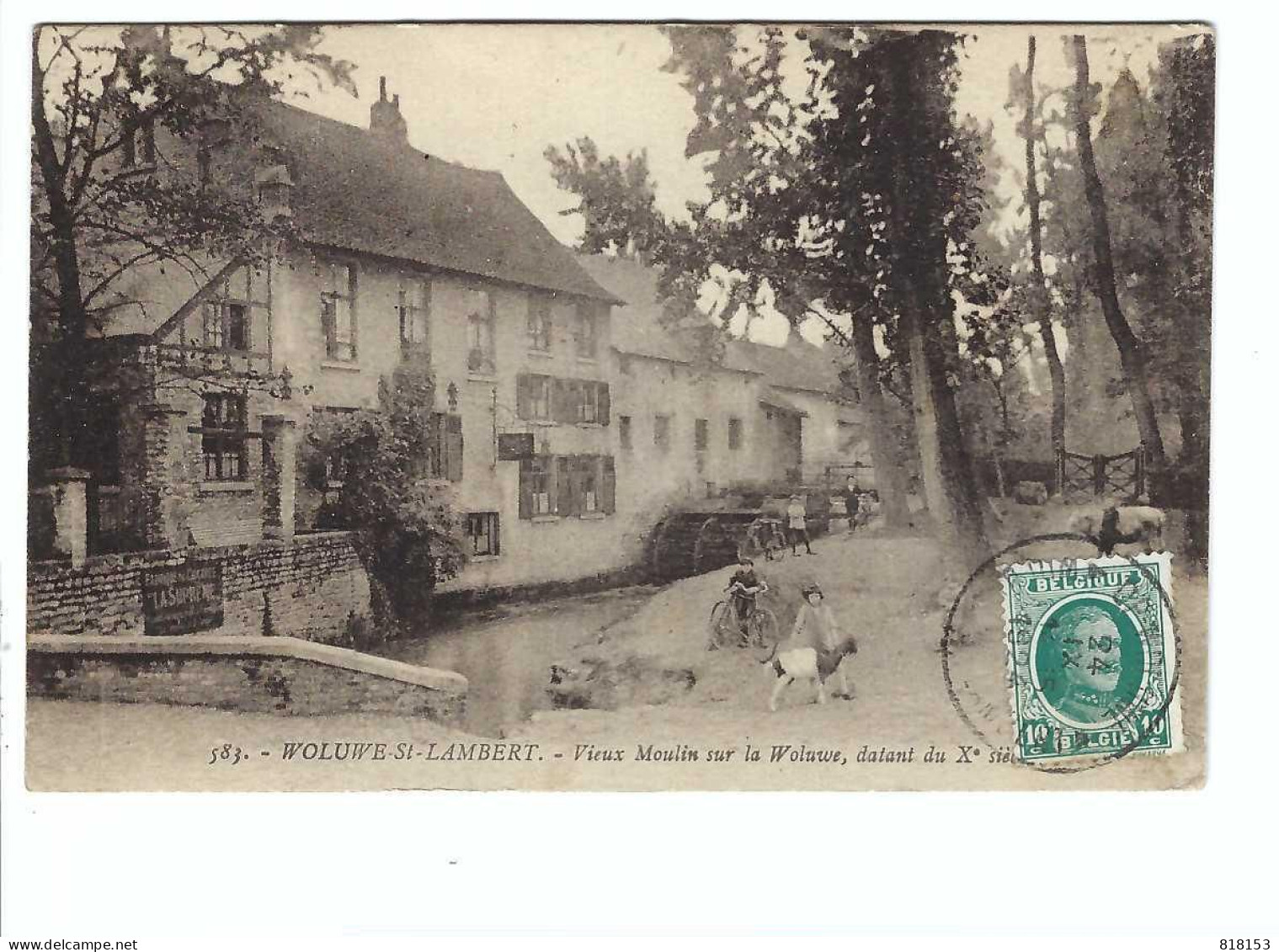 583 - WOLUWE-ST-LAMBERT  -  Vieux Moulin Sur La Woluwe  1924 - Woluwe-St-Lambert - St-Lambrechts-Woluwe