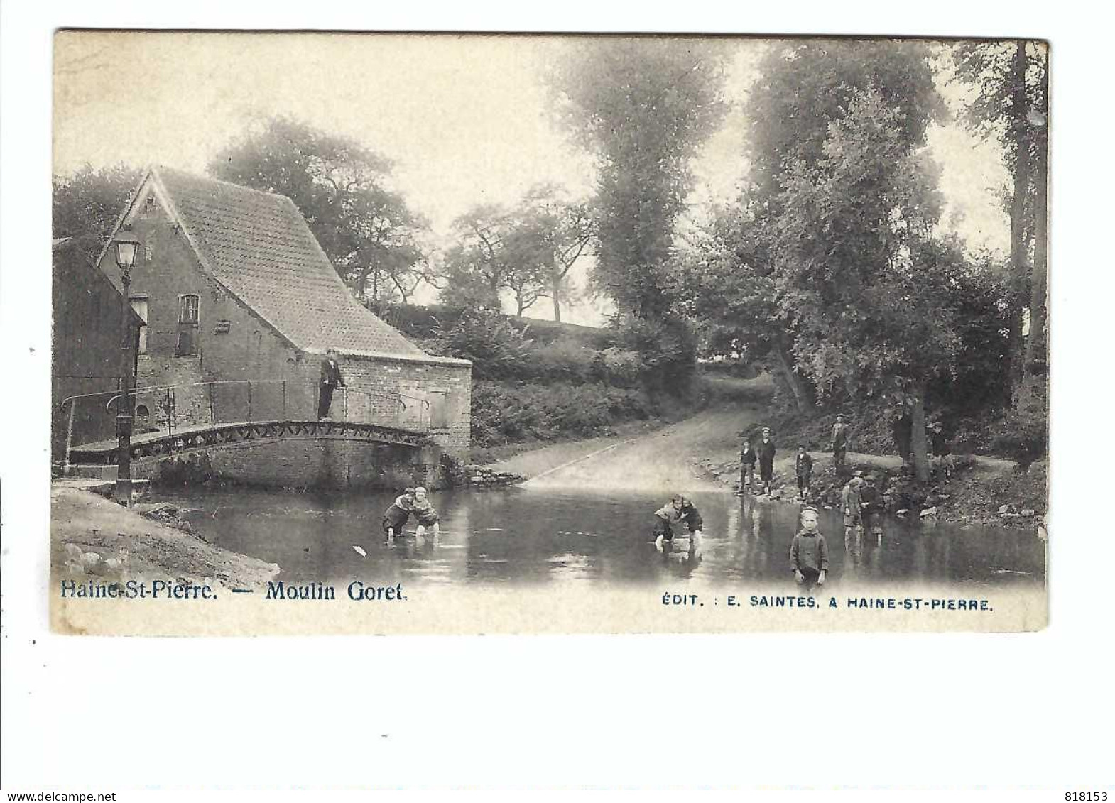 Haine-St.-Pierre   Moulin Goret ( Onderkant 3 Mm Afgeknipt!) - La Louvière