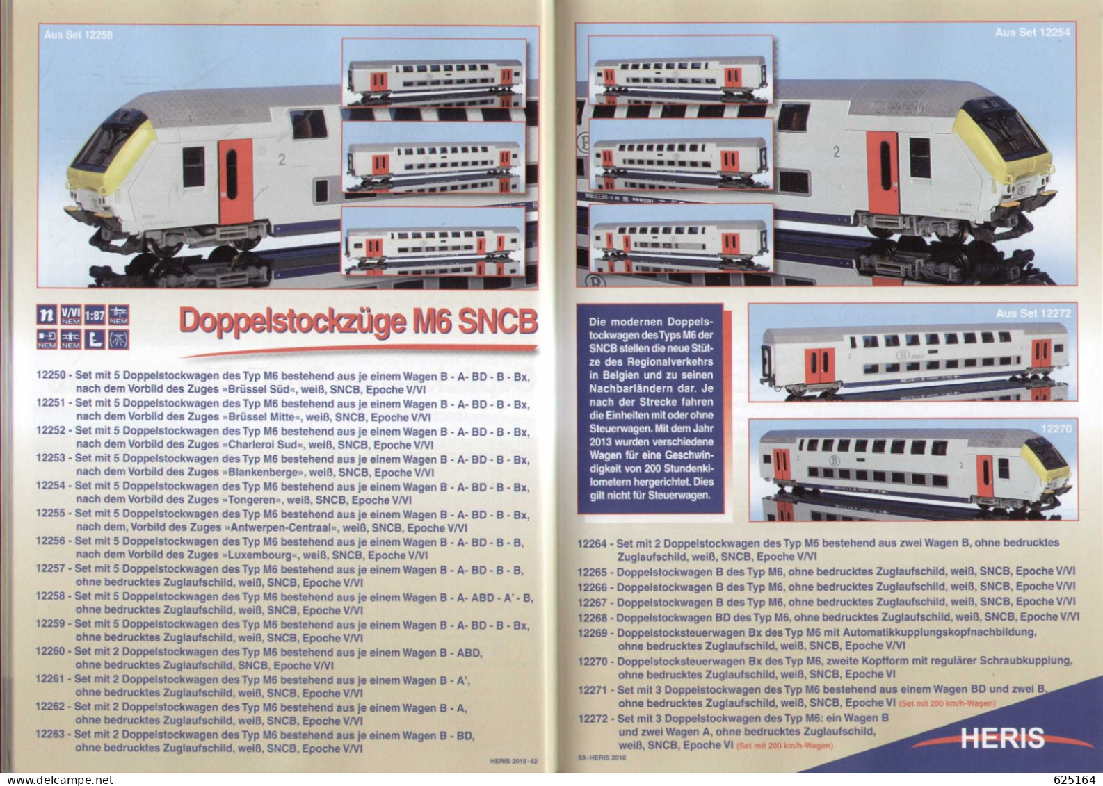 Catalogue HERIS 2018 JOURNAL 6 HO 1:87 - Mit Messeneuheiten - Allemand