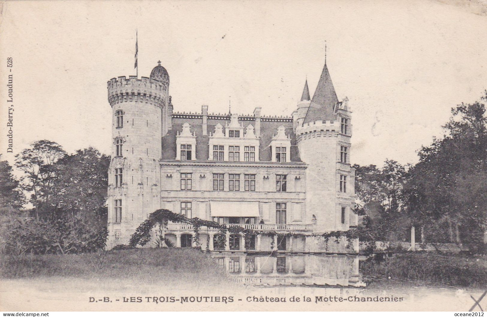 86 Les Trois Moutiers. Chateau De La Motte Chandenier. - Les Trois Moutiers