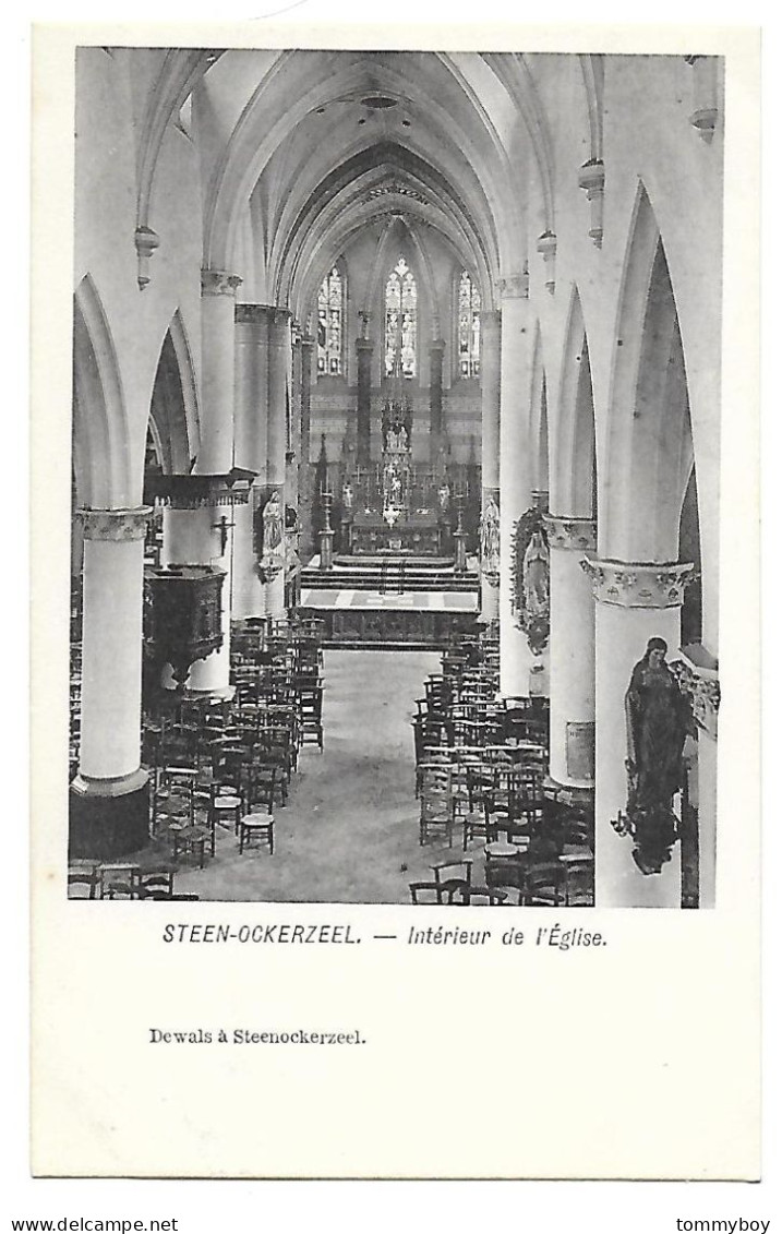 CPA Steenockerzeel, Intérieur De L'Eglise - Steenokkerzeel