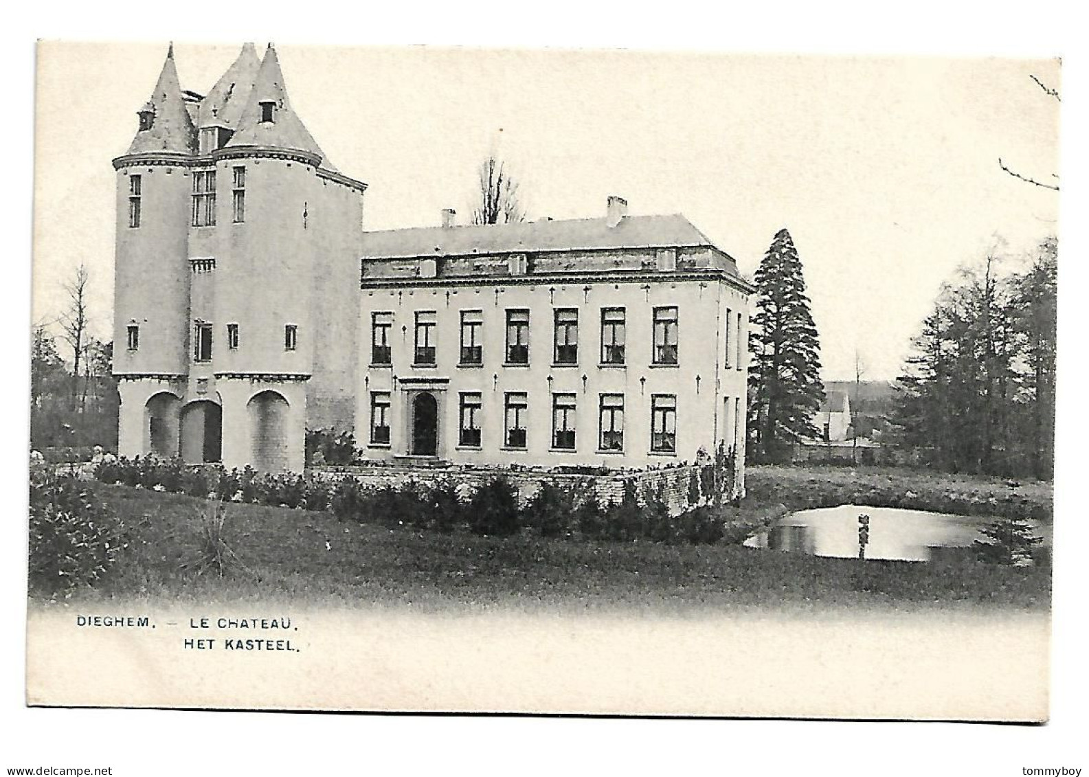 CPA Dieghem - Le Château - Het Kasteel - Diegem
