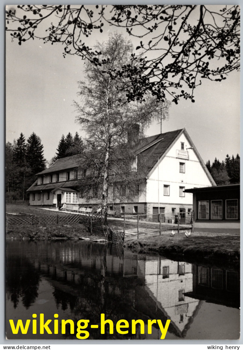 Geyer - S/w Waldschänke Ferienheim Des Bau Und Montagekombinats Süd Zwickau VEB BMK Süd KBJ - Musterkarte  - Geyer