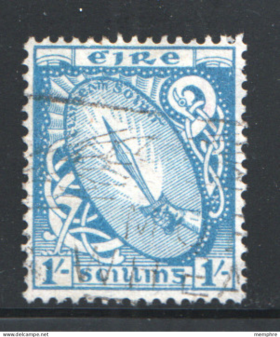 IRELAND  1940-68 1 Sh. «Sword Of Light» SG 122 Used Light Cancel - Used Stamps