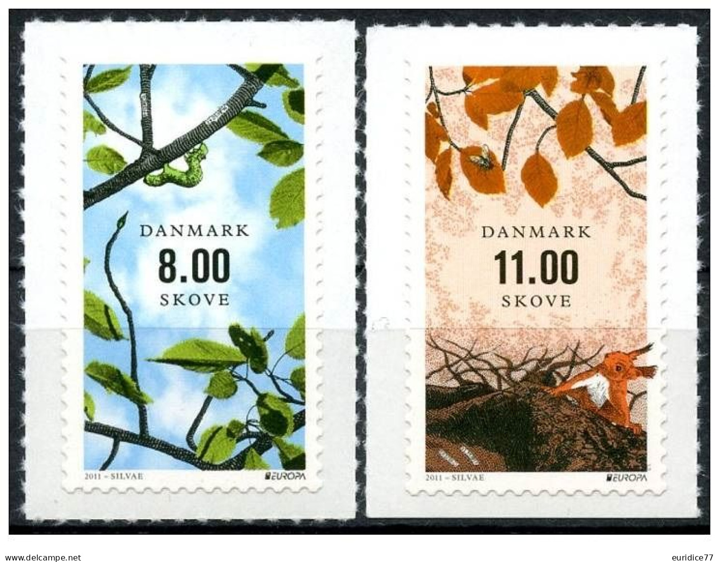 Danemark Denmark 2011 - Europa Set Mnh** - 2011