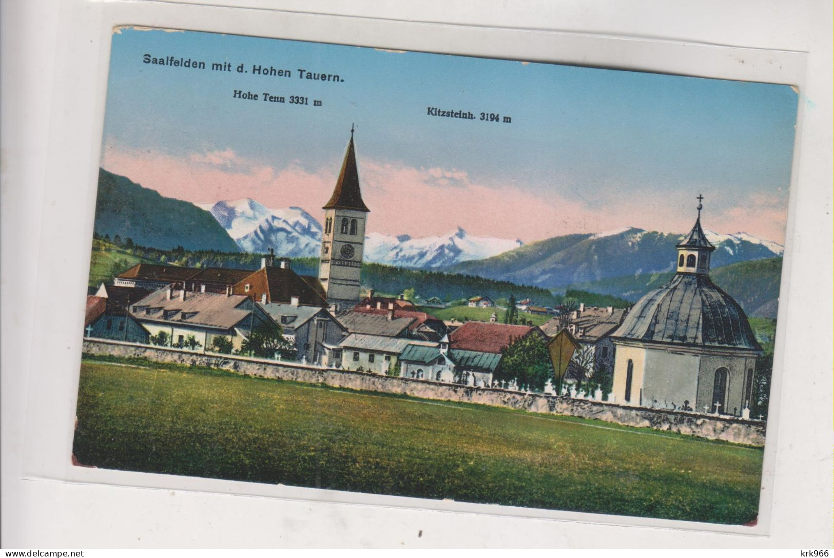 AUSTRIA SAALFELDEN Nice Postcard - Saalfelden