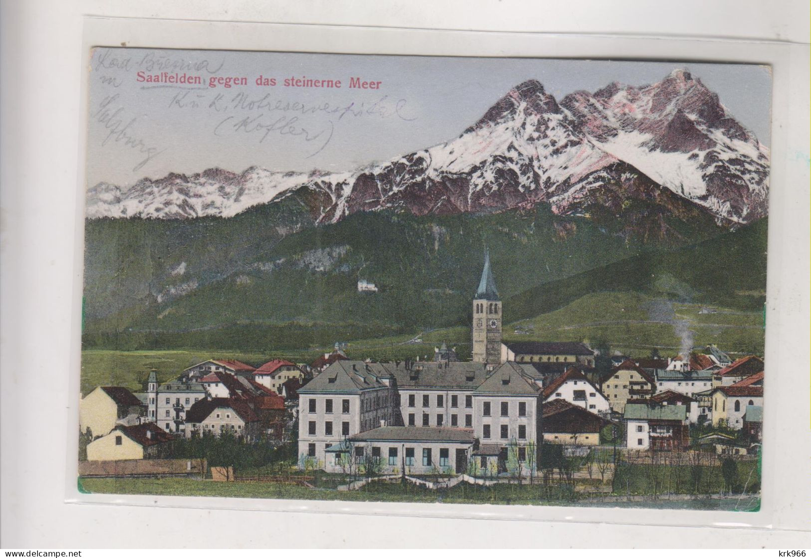 AUSTRIA SAALFELDEN Nice Postcard - Saalfelden