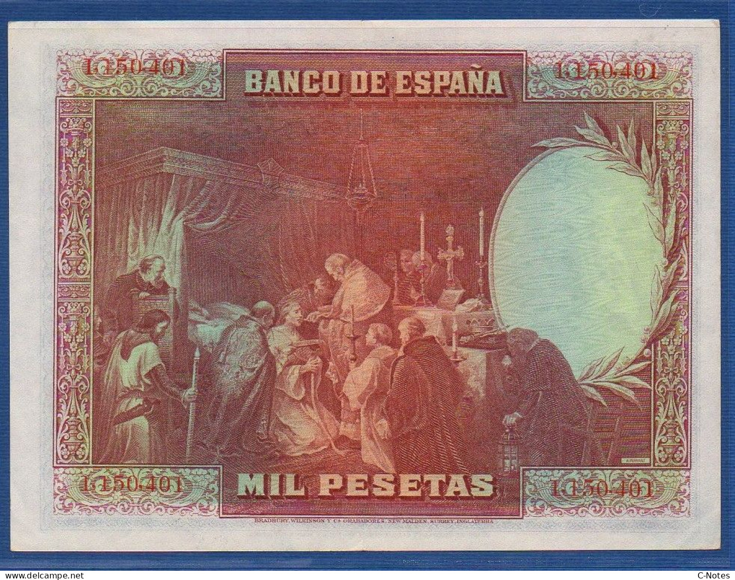 SPAIN - P. 78a – 1000 Pesetas 1928 XF, S/n 1,150,401 - 1000 Peseten