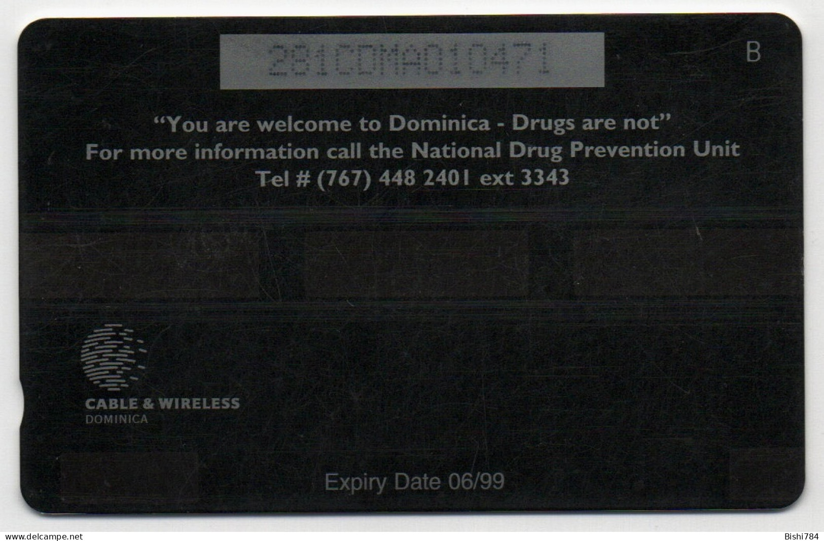 Dominica - Be Alert, Drugs Hurt - 281CDMA - Dominique