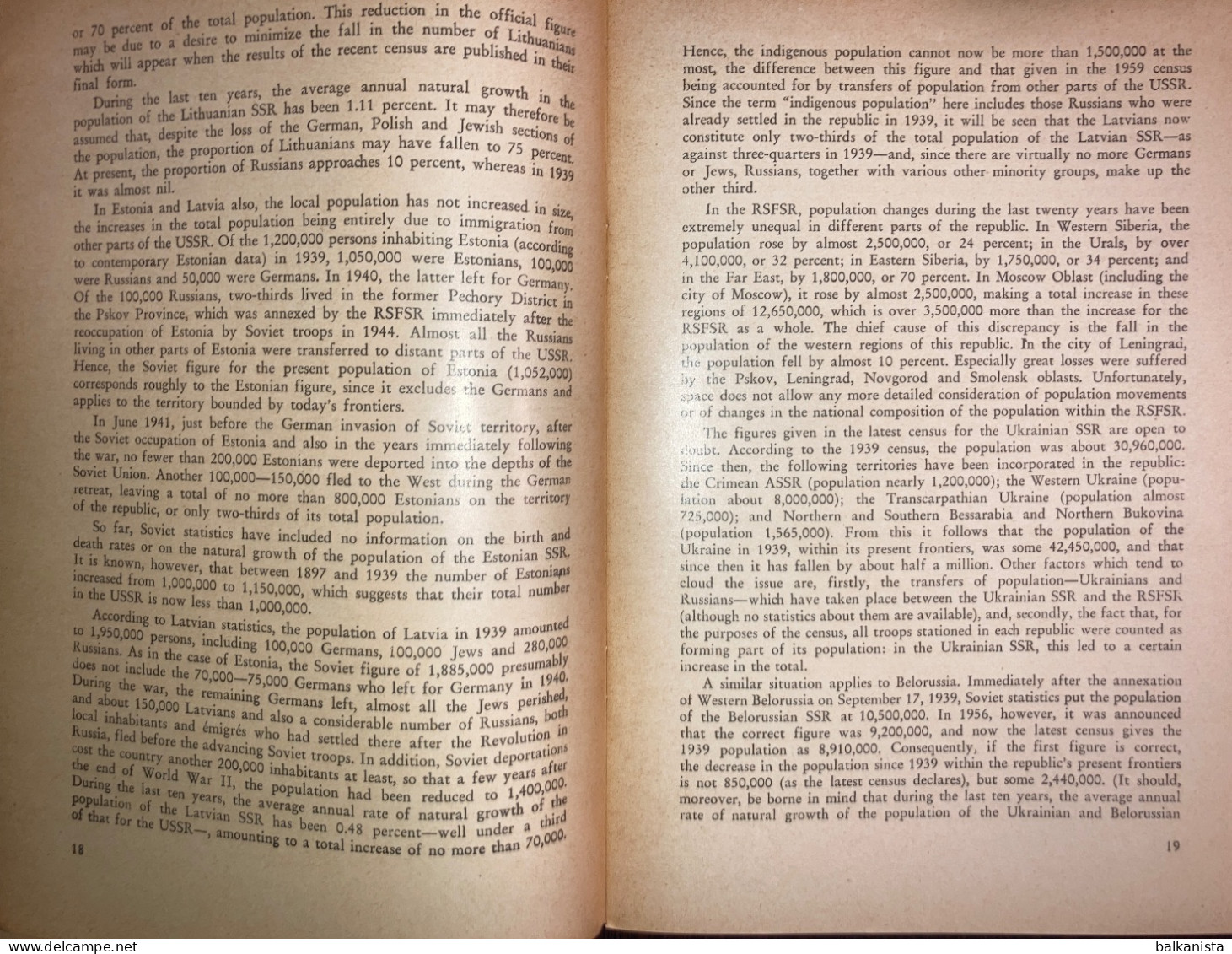 Problems Of The People's Of The USSR No: 3 - Soviet Union 1959 Communism - Asia