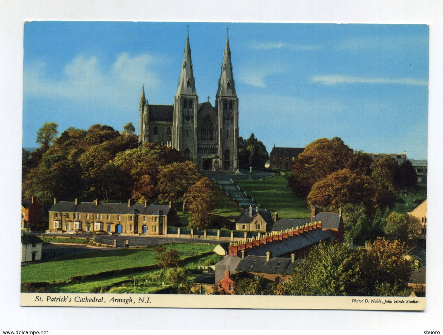 St. Patrick's Cathedral, Armagh, Irlande Du Nord / Northern Ireland. John Hinde Original. - Armagh
