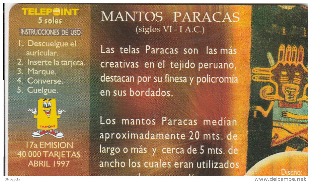 Peru - Telepoint -  Paracas Garnment - Pérou