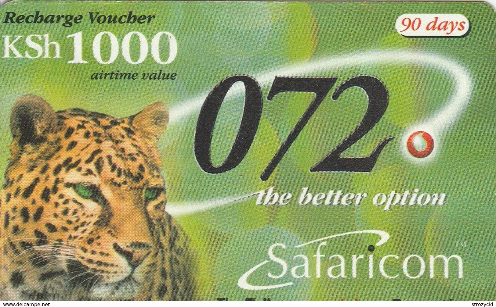 Kenya - Safaricom - Leopard (2003/03/31) - Kenya