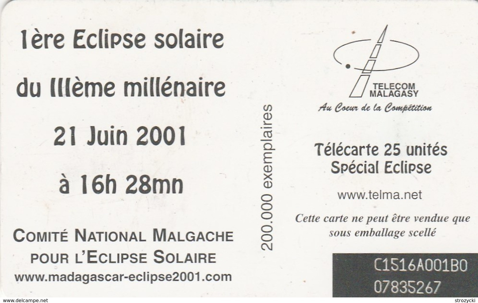 Madagascar - Eclipse 2001 - Madagaskar