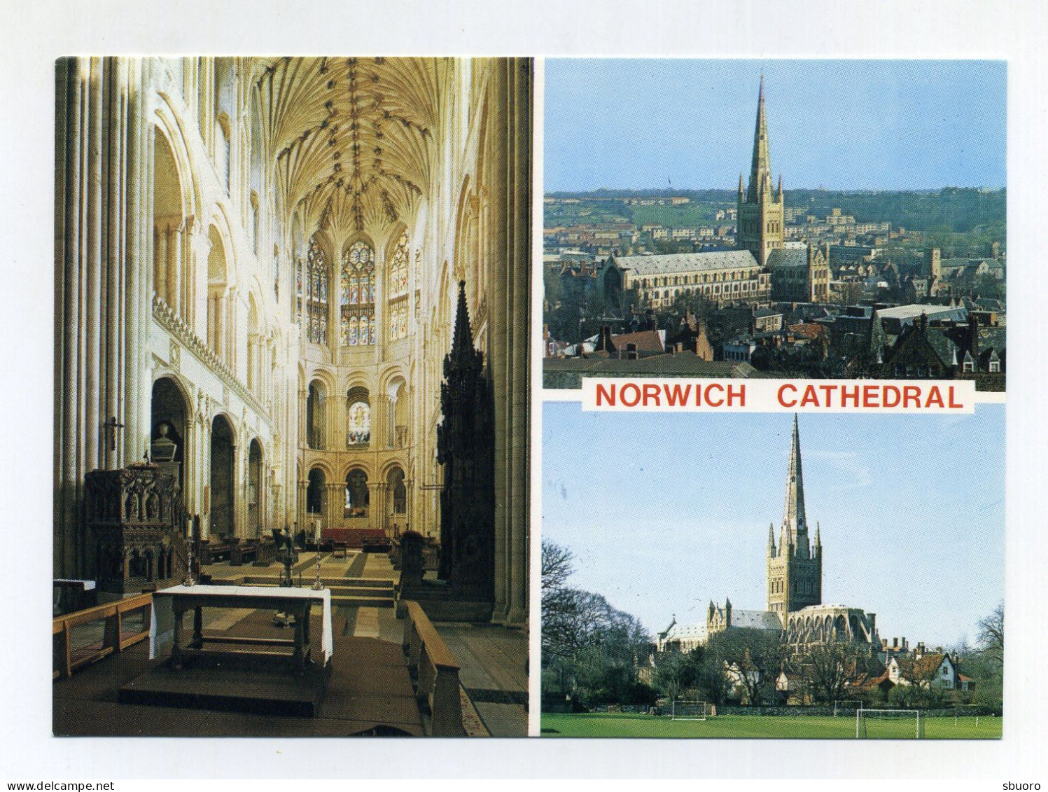 CP Multivues Neuve New Multiviews Postcard. Norwich Cathedral. Judges Limited, Hastings, England. C5659X - Norwich