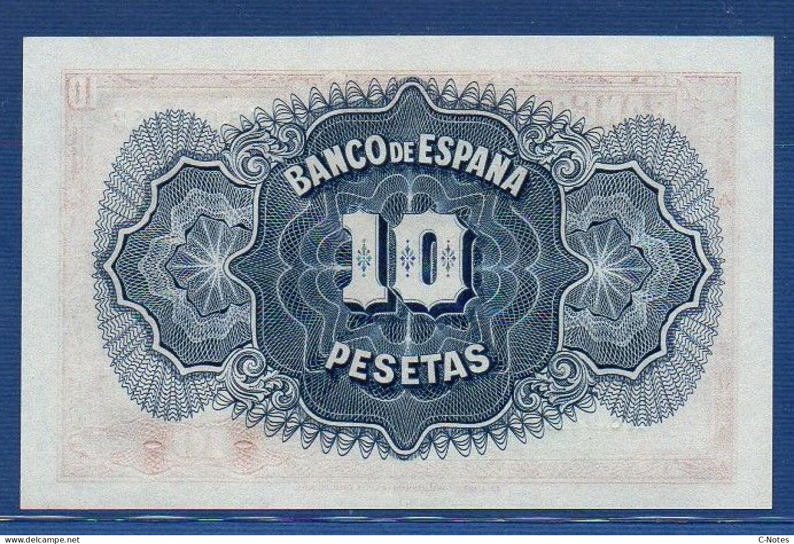 SPAIN - P. 86a – 10 Pesetas 1935 UNC, S/n A8,941,082 - 10 Pesetas