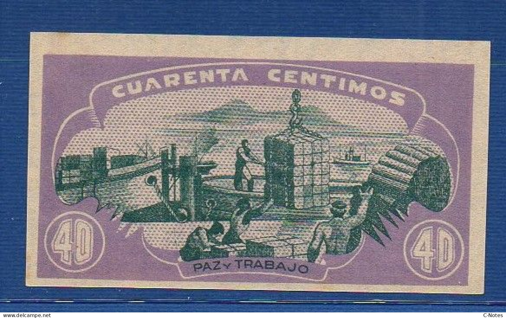 SPAIN - P.S.602 – 40 Céntimos ND (1936) UNC-, S/n 251217  CONSEJO DE ASTURIAS Y LEÓN - GIJÓN - - Andere & Zonder Classificatie