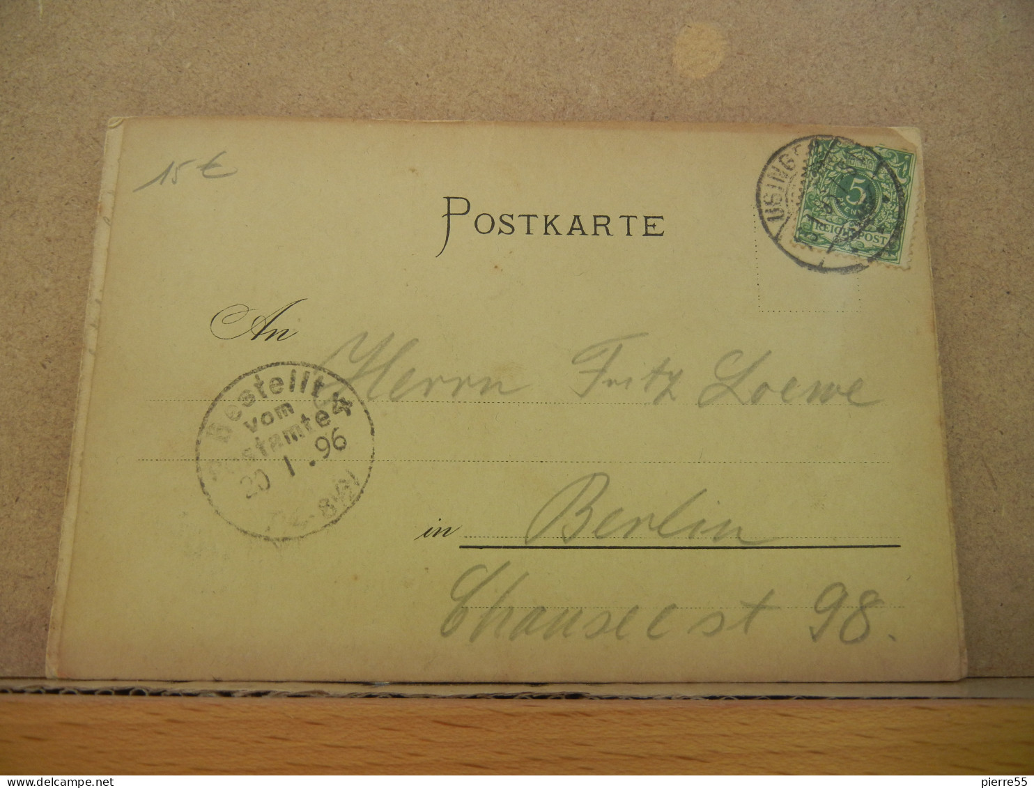 GRUSS Aus USINGEN - Lithographie Multivue- VERY GOOD CONDITION Special Postmark "bestellt Vom Postamte" 1896 - Usingen
