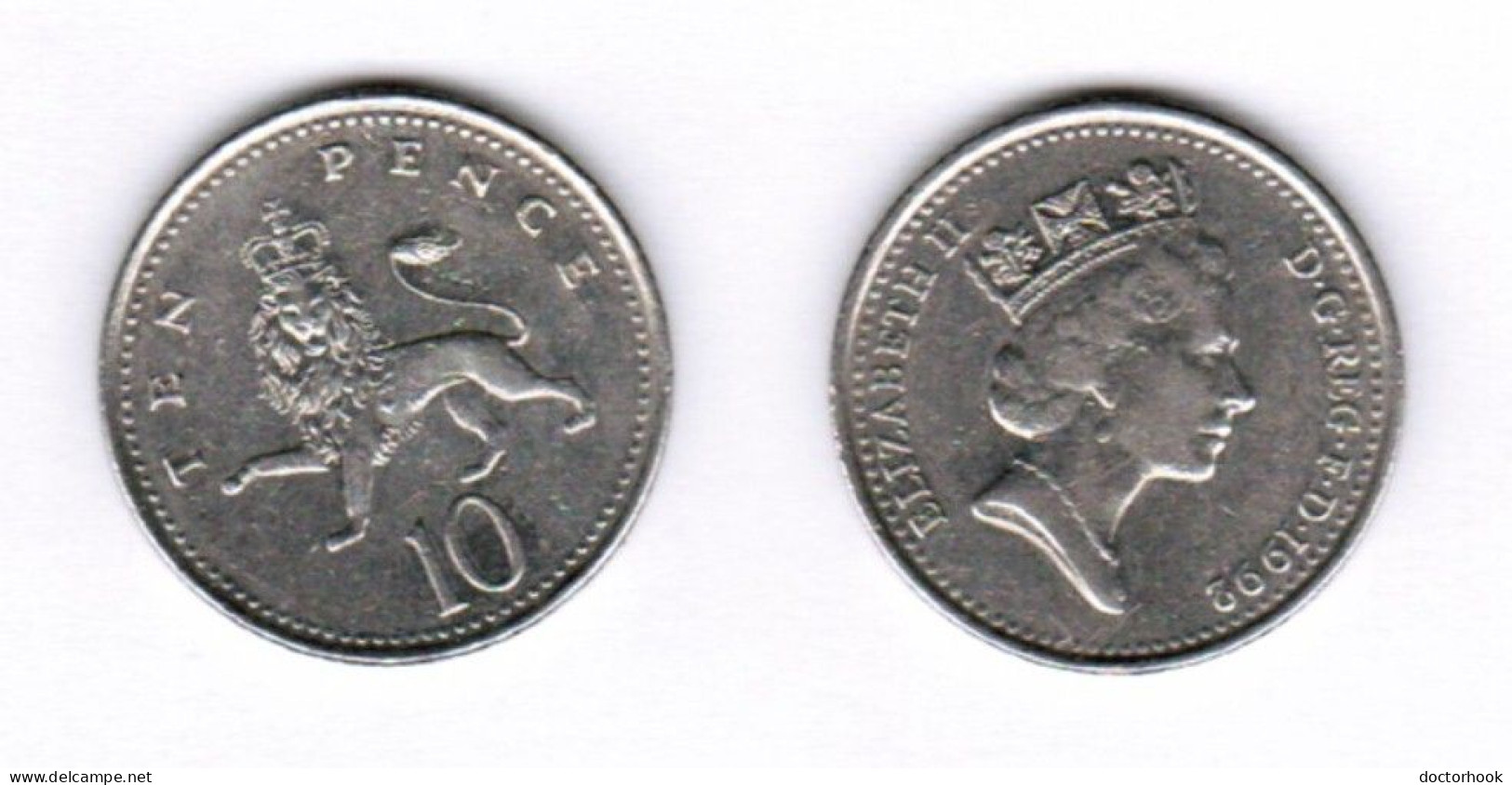 GREAT BRITAIN   10 PENCE 1992 (KM # 938b) #7212 - 10 Pence & 10 New Pence