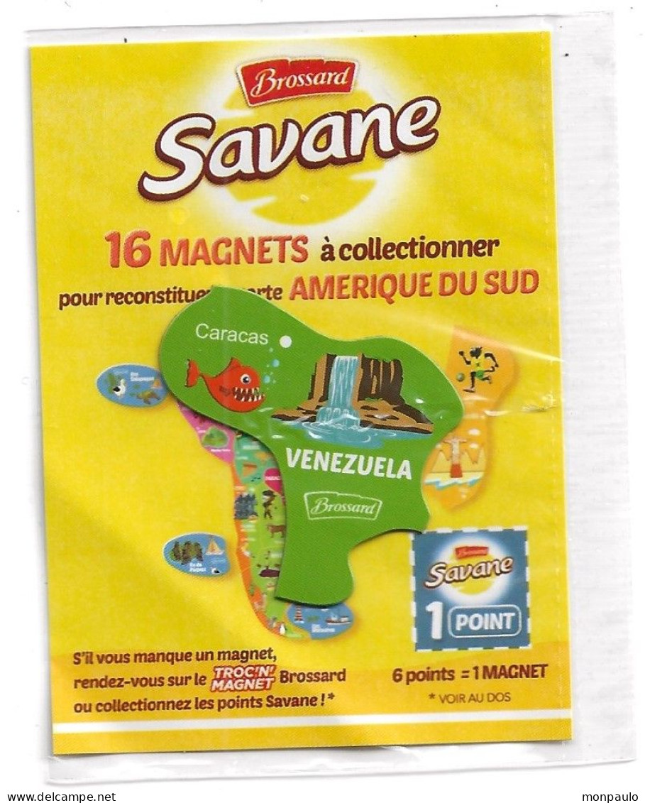 Magnets. Magnet Brossard Savane. Amérique Du Sud.  Venezuela. (neuf Sous Blister) - Advertising