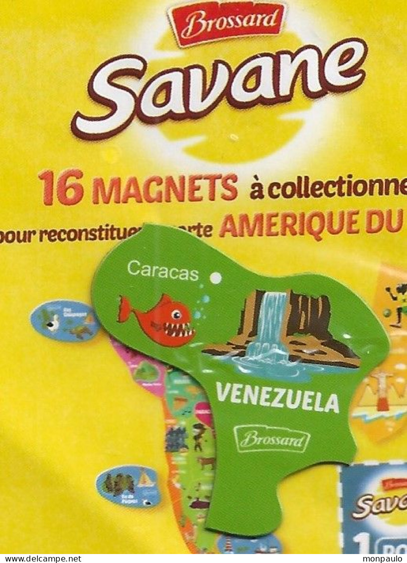 Magnets. Magnet Brossard Savane. Amérique Du Sud.  Venezuela. (neuf Sous Blister) - Reklame
