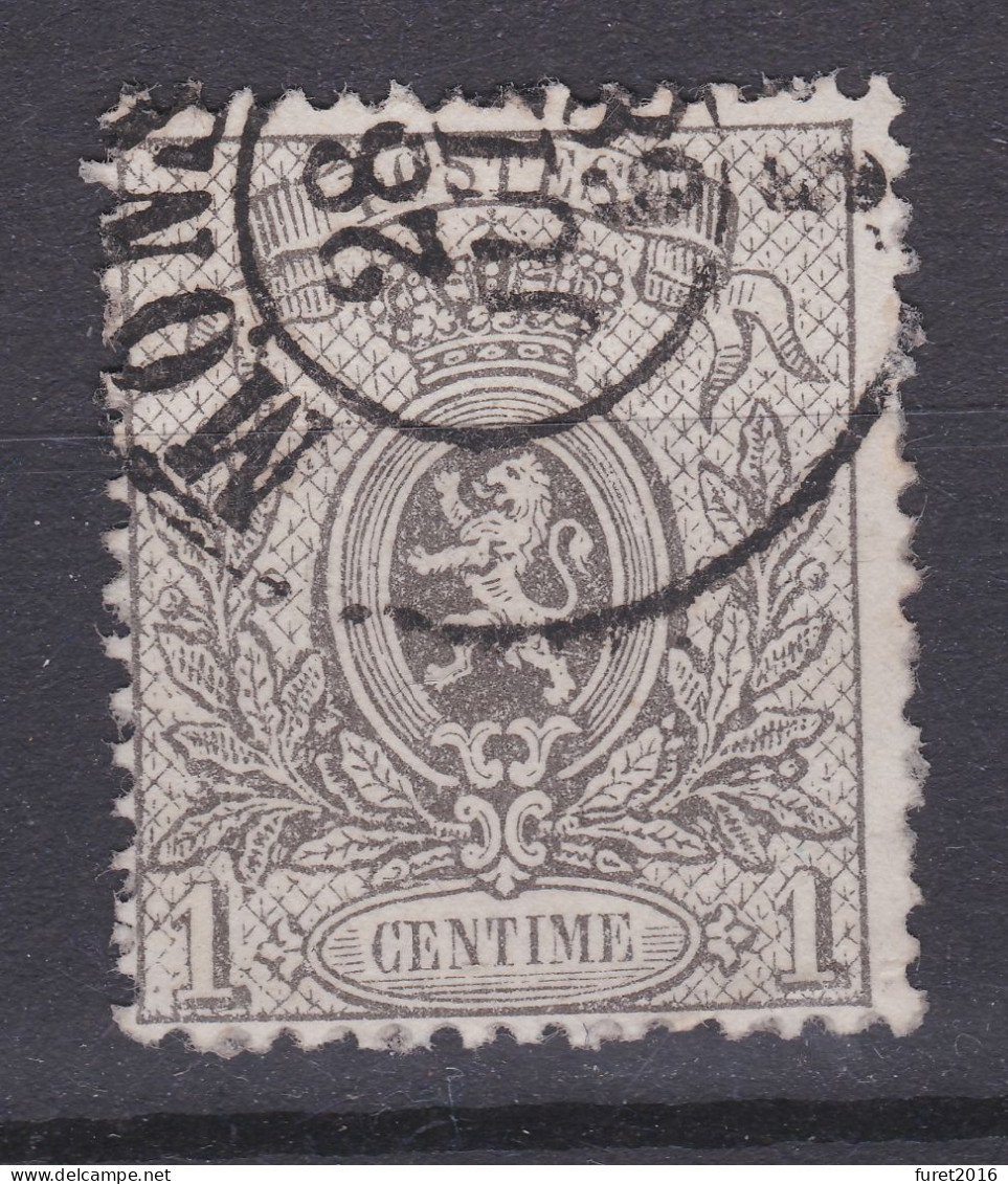 N° 23 A MONS Double Cercle Dubble Circle - 1866-1867 Petit Lion