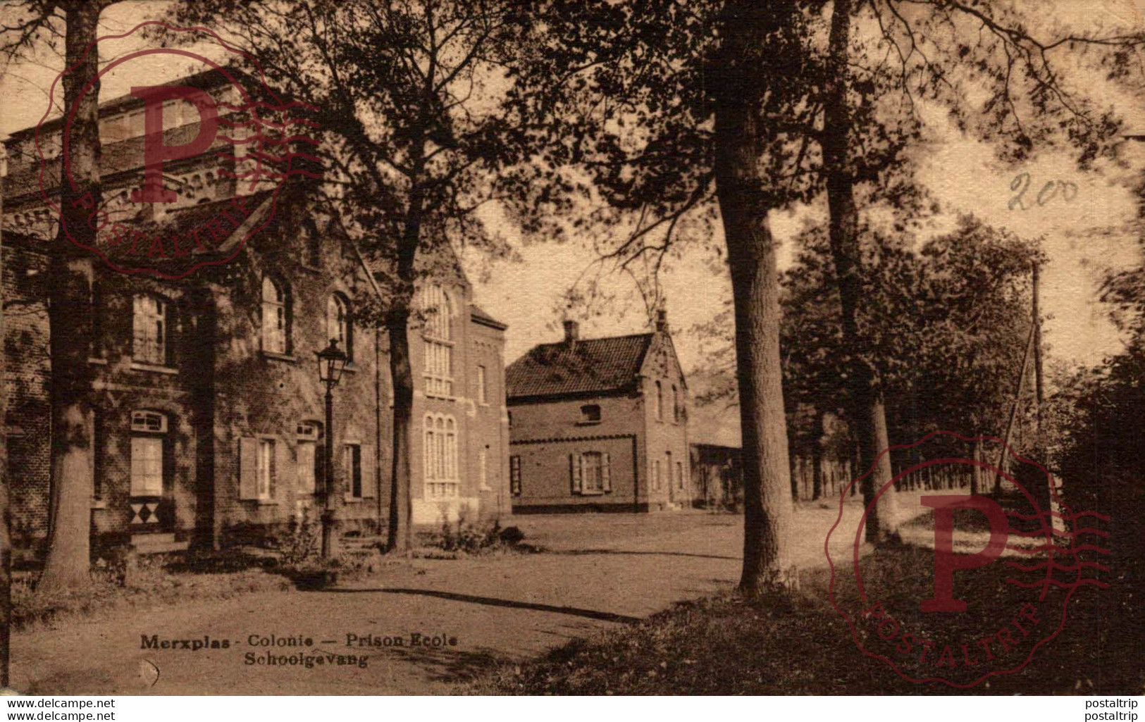 MERXPLAS Colonie   Schoolgevang Prison Ecole  MERKSPLAS   ANVERS ANTWERPEN - Merksplas