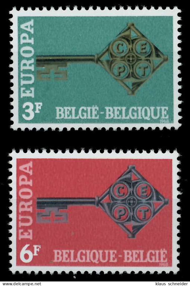 BELGIEN 1968 Nr 1511-1512 Postfrisch X9D163E - Unused Stamps