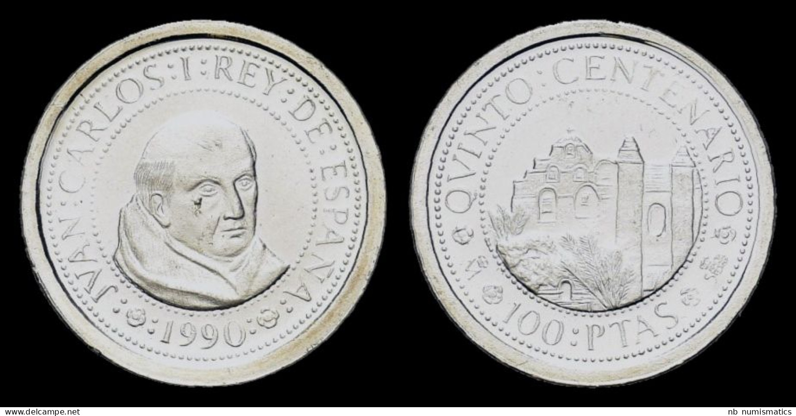 Spain 100 Pesetas 1990 Proof - 100 Peseta