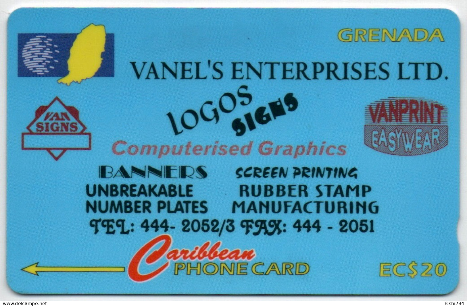 Grenada - VANEL'S ENTERPRISES LTD - 66CGRE - Grenade