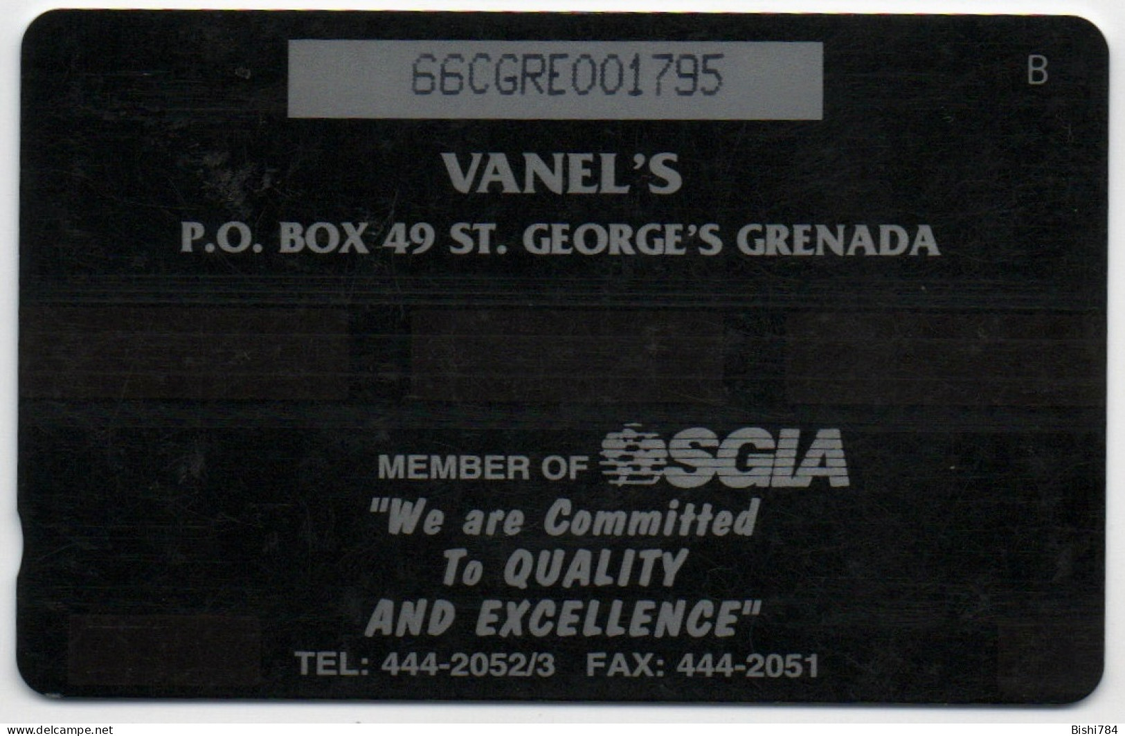 Grenada - VANEL'S ENTERPRISES LTD - 66CGRE - Grenada